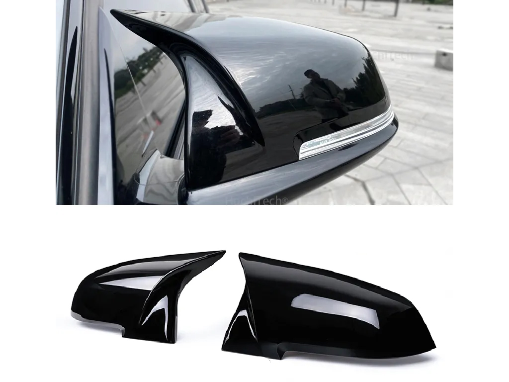 Cubierta De Espejo Retrovisor Negro Brillante Para Bmw Envio Gratis