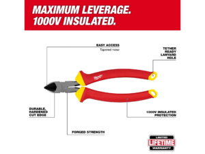 Cortafrios aislados 1000V de 8" de Milwaukee