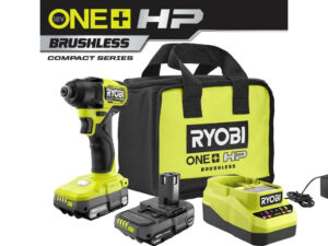 Kit Atornillador De Impacto Sin Escobillas Ryobi